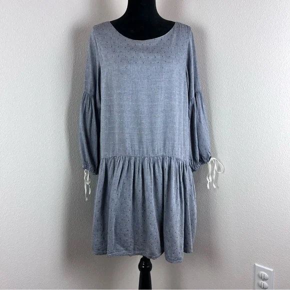 sachin and babi light blue dress ASOS Dropped Waist Panelled Maxi Dress in Metallic main image 0